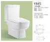 YYU newest Product Sanitary Ware Water Saving Russian Rimless Toilet Basin suites
