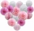 Import Zilue 16pcs Party Decoration Paper Honeycomb Ball Pom Poms Flowers Paper Lanterns Hanging Tissue Fan for Bridal Baby Shower Deco from China