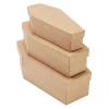 ZL Halloween OEM Custom Brown Different Sized Eyelash Tea Candy Packaging Eco Friendly Cardboard Coffin Shape Gift Box