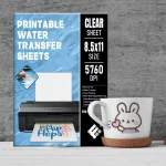 Customized Heat Transfer paper Hot Sale Fanyi Slide Base Waterslide White Inkjet Water Slide Decal Transfer Paper