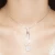 Import S925 sterling silver freshwater pearl clasp clavicle chain from China