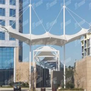 Custom Tensile Commercial Membrane Structure for commercial facilities