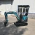 Import Hot Sale 1.2 ton hydraulic mini excavator small excavator from China