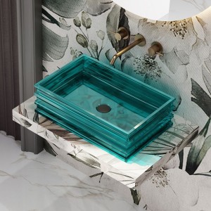 China Luxury Fluted Transparent Sinks Exporter | Monblari