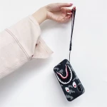 Hot Design Custom Shark Camouflage Mouse Phone Case Flip Cover With Lanyard