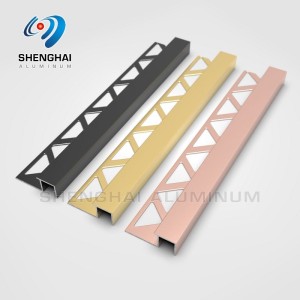 China Aluminum Extrusion Profile Edge Trim for Tiles, Floor