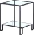 Import Modern Coffee Table with Tempered Glass Top and Raised Glass Bottom and Black Stainless Steel Base - for Living Room from China