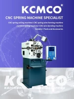 KCMCO 2 Axis 0.8mm wire diameter CNC Spring Coiling Machine for Metal Medical Industry