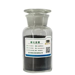 Sulfonated asphalt powder