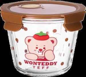 Teddy Bear Heat-resistant Fresh-keeping Bowl