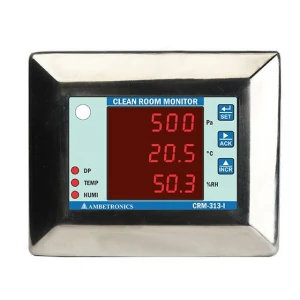 Clean Room Monitor For Temperature, Relative Humidity And Differential Pressure Monitoring