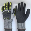 Impact Protection Gloves, ANSI A4 Cut Resistant, Sandy Nitrile Coated, Secure Grip, Safety Work Gloves, ODM