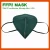 Import disposable  FFP2 face mask with CE certification Color five-layer protective mask from China