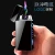 Import Hot selling double arc USB charging lighter with LED light with charge indicator from China