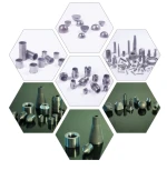 Tungsten carbide bushings, nozzles, valve parts