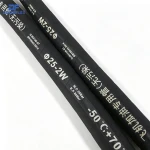 Static-dissipative rubber hose for aircraft refueling