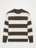40%Polyester 20%Acrylic 20%Nylon 20%Merino Wool Knitted Pullover