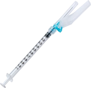 Berpu Medical Luer Lock/ Luer Slip Syringe with Safety Needle/ 1ml-20ml 18g-23G CE ISO FDA