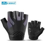 INBIKE Men Gym Fitness Thickened Palm Pad Half Finger Reflective Bicycle MTB Cycling Gloves MH339