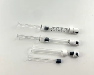 1ml Cosmetic Prefillable Glass Syringe OVS Tip