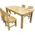 Kindergarten solid wood tables and chairs long table small square table