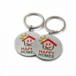 Personalized engraved hotel gift stainless steel custom metal keychain/custom key chain/keychain custom logo