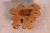 Import The table is artistically designed in the shape of a flower made from natural wood from Egypt