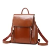 Custom High Quality Oil Wax Genuine Leather / PU Backpack