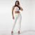Import Shascullfites Melody gym and shaping leggings leather leather trousers white pu leather pants for women from China