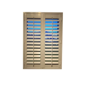 PVC shutter plantation louver shutters suitable for all windows custom sized