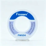 FW604 Industrial High Density PTFE Injection Molded PVC Thread Seal Gas Pipe Tape 12mm WRAS Waterproof High Temp