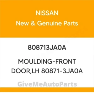 808713JA0A Genuine Nissan MOULDING-FRONT DOOR,LH 80871-3JA0A