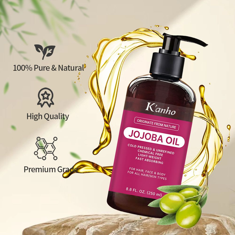 Buy Kanho Pure Natural Carrier Oil Jojoba Oil Hair Body Care Oem Small ...