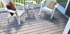 Non-Slip 3D Woodgrain WPC Flooring For Outdoor Courtyard For Sale