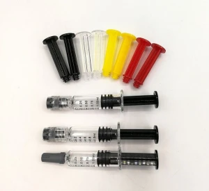 1ml Borosilicate Glass Syringe Luer Lock 1ml Concentrate Syringe EO Sterile