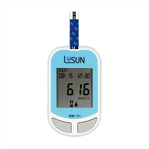 Blood Glucose Analysis Meter 5s Test Strip Diatetes Monitor System BGM-101