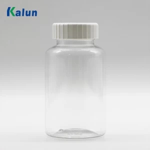 Kalun plastic pill bottles 10ml-500ml, PET pharmaceutical capsule pill bottle container with child lock lid