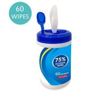 Portable 75% Alcohol Wet Wipes