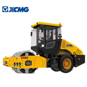 XCMG manufacturer 8 ton vibratory roller CV83U hydraulic road rollers for the North American