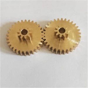 Brass double spur gear factory