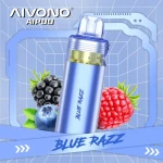 Wholesale AIVONO AIM AIPOD 30K Blue Razz Turkey Global 20ml 850mAh Dual Mesh Adjustable Airflow Display Low Bulk Price