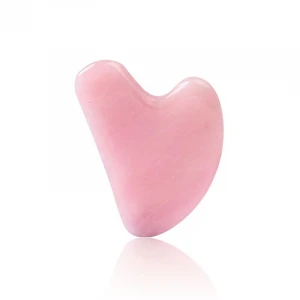 YLELY - Factory Price Pink Rose Quartz Gua Sha Tool Wholesale Finger Shape