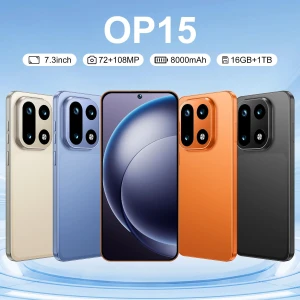 Wholesale Brand New OP15 Android Smartphone, 7.3 Inch Large Display Mobile Phone