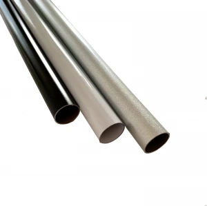 Steel poles, galvanized and painted