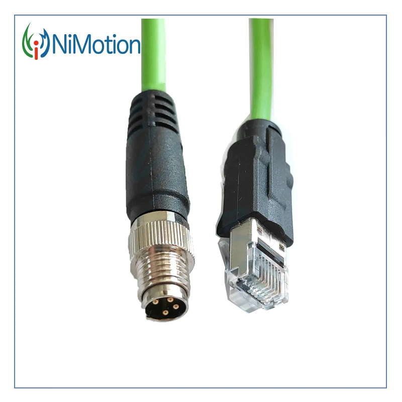 09.VDCX005P-COE-ZJ type 1M length RJ45 to EtherCAT communication cable adapter