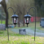 1 LED solar powered solar garden outdoor landscape lamp for illumination and decor