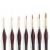 Import 10 Triangular Wood Handle Miniature Detail Paint Brush Set for Fine Detailing &amp; Rock Painting from China