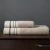 Import 100% bamboo fiber towel set with special border design from China