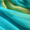 100% silk polyester voile tulle fabric for muslim headscarf curtain fabric