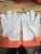 Import 10.5&quot; AB grade full palm cow split leather ce en388 orange safety working safety gloves from China